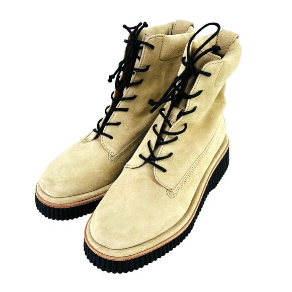Rag Bone Sloane Boots Lace Up Platform Crepe Sole Womens Sz  display picture 1